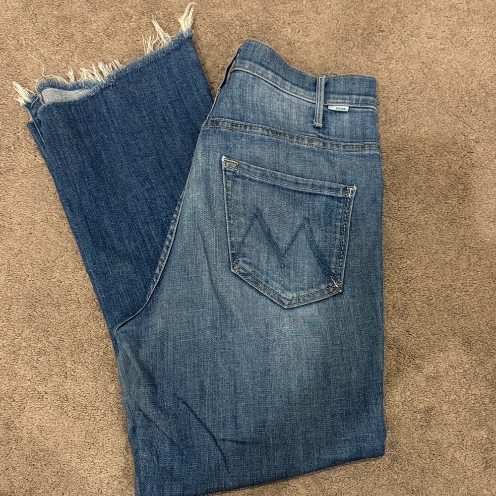 MOTHER Hustler Two Step Ankle Fray